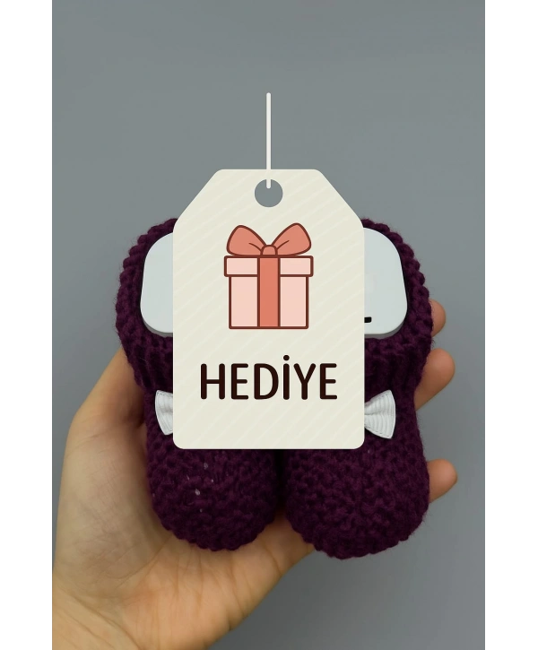 Patik Hediyeli 5 Parçalı Puantiye Baskılı Hastane Çıkışı