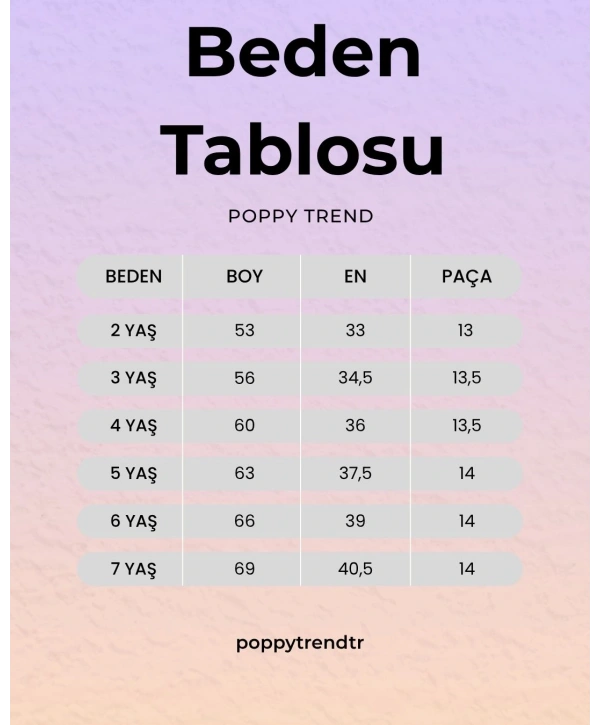 Kız Çocuk Desenli 3’lü Paket Gündelik Rahat Pantolon Seti 2-7 Yaş