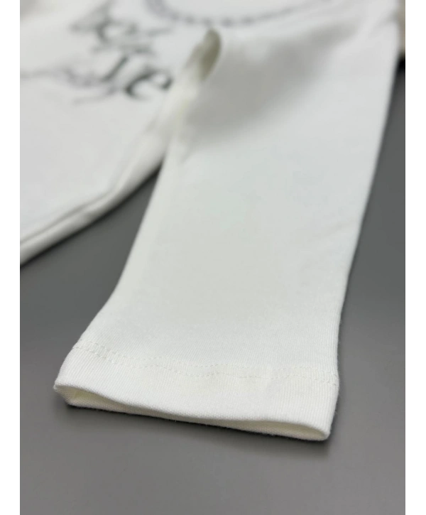 Unisex Çocuk %100 Pamuk, Baskılı, Düz Yaka Sweatshirt