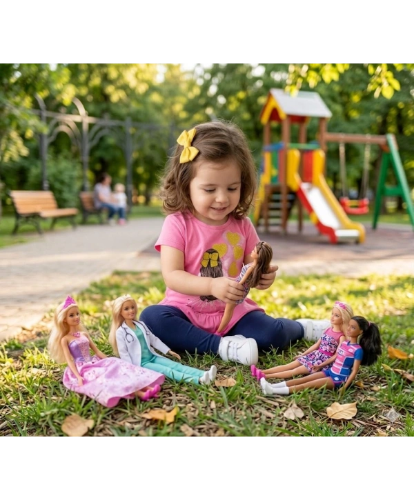 Kız Çocuk Baskılı Tişört ve Taytlı İkili Gündelik Takım 2-5 Yaş