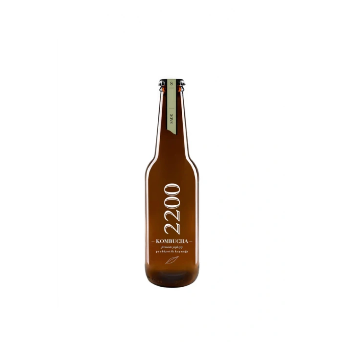 Kombucha 2200 Sade Fermente Yeşil Çay (330 ml)