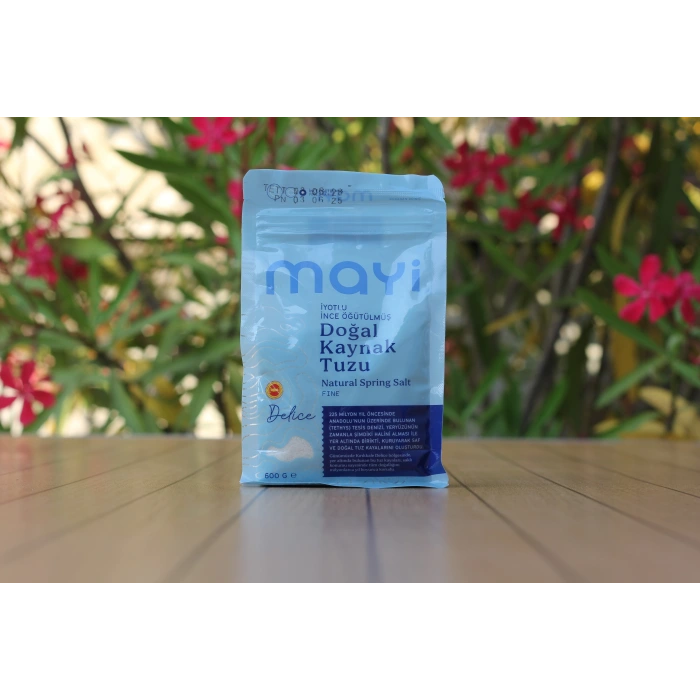 Mayi Tuz Öğütülmüş Sofra Tuzu (İyot İlaveli) 600 gr