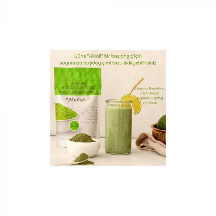 Naturiga Organik Buğday Çimi Tozu (100gr)