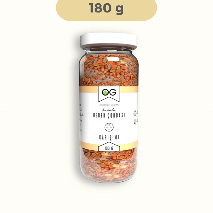 OG Natural Havuçlu Bebek Çorbası Karışımı 2li Set (180 gr)