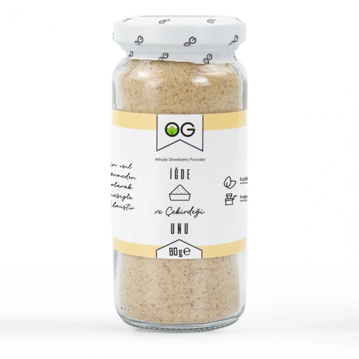 OG Natural İğde ve Çekirdeği Unu (80 gr) 2li Set