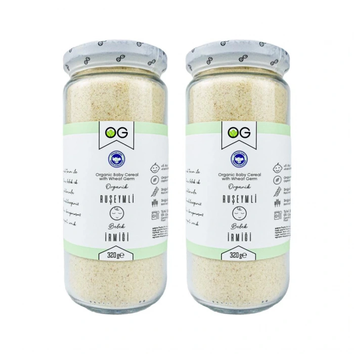 OG Natural Organik Ruşeymli Bebek İrmiği (320 gr) 2li Set