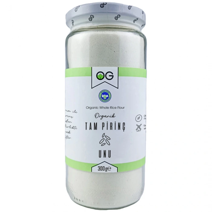 OG Natural Organik Tam Pirinç Unu (300 gr)