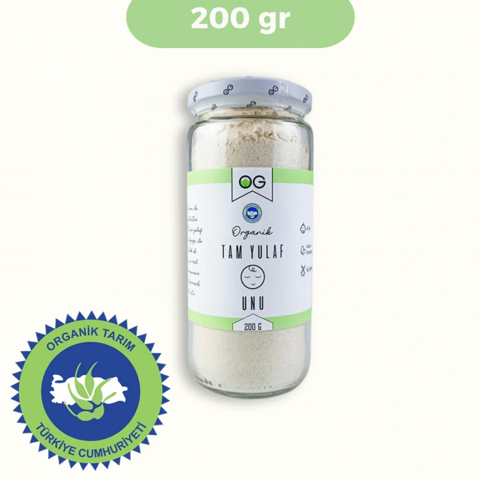 OG Natural Organik Tam Yulaf Unu 2li Set +6 Ay (200 gr)