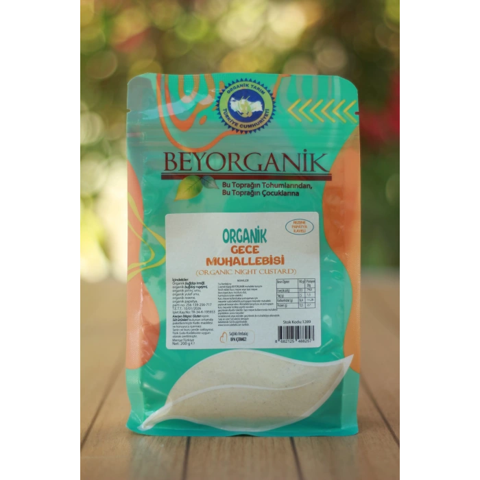 Beyorganik Organik Gece Muhallebisi 200 gr ( PAPATYA İLAVELİ) +6 ay