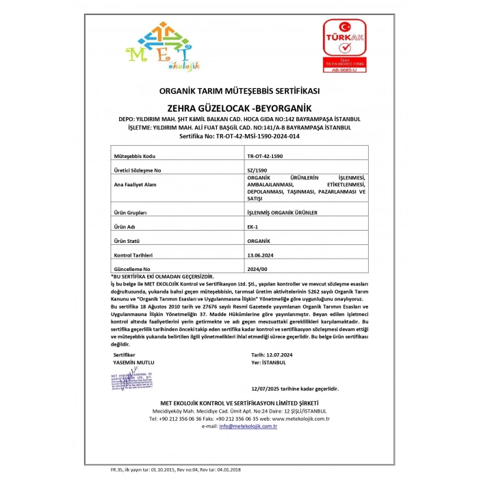 Beyorganik Organik MOR Mix ve BEY TONİK 2li