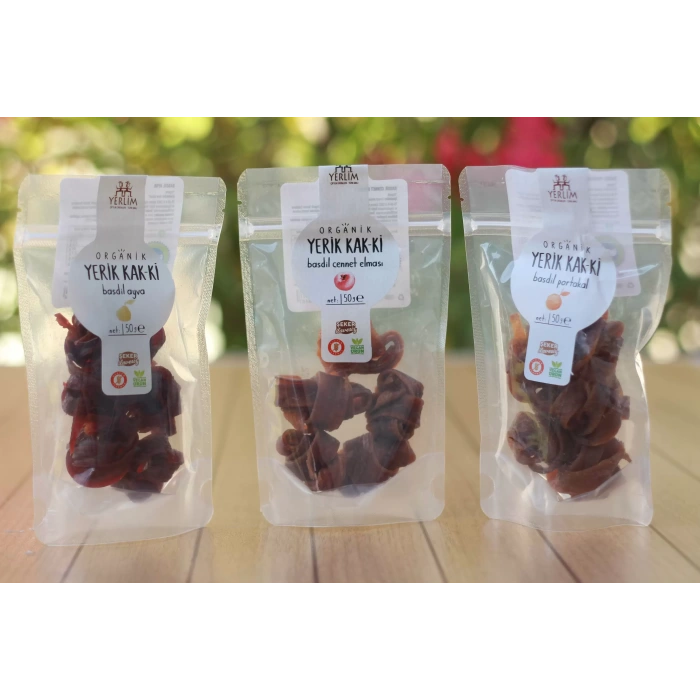 Yerlim Organik YERİK KAK-Kİ Basdil 3lü Set (Ayva & Cennet Elması & Portakal)