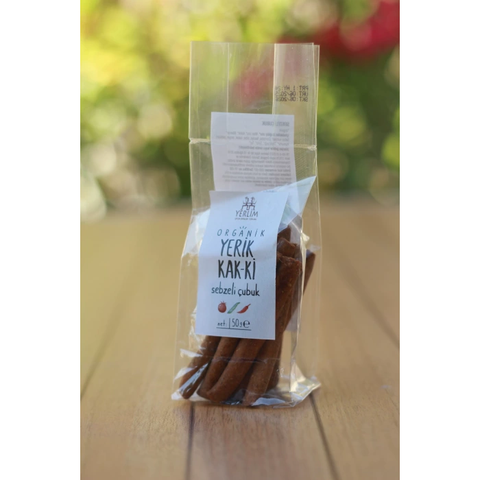 Yerlim Organik YERİK KAK-Kİ Sebzeli Çubuk 50 gr