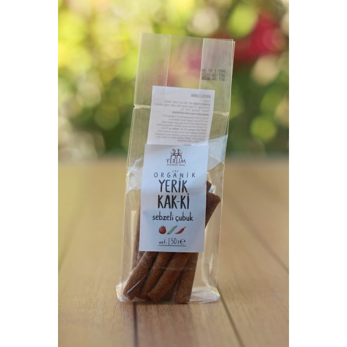 Yerlim Organik YERİK KAK-Kİ Sebzeli Çubuk 50 gr