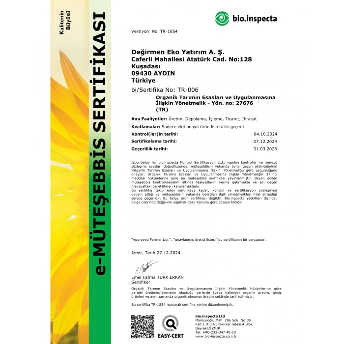 Yerlim Organik Zeytinyağlı Menemen Harcı