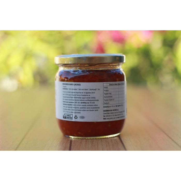 Yerlim Organik Zeytinyağlı Menemen Harcı