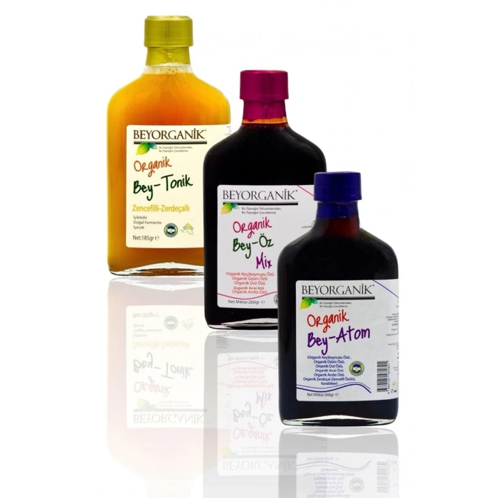 Beyorganik Süper 3lü Paket BEY TONİK ve BEY ATOM ve BEYÖZ