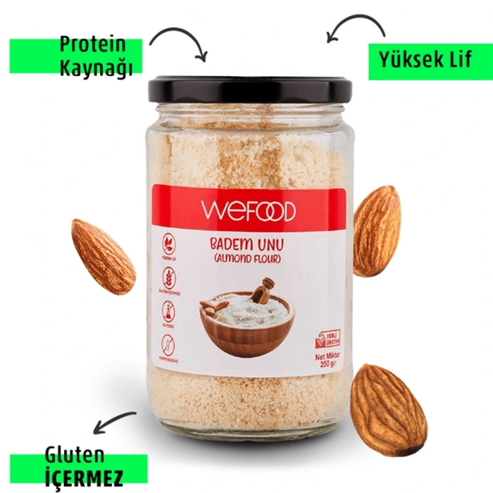 Wefood Glutensiz Badem Unu 250 Gr