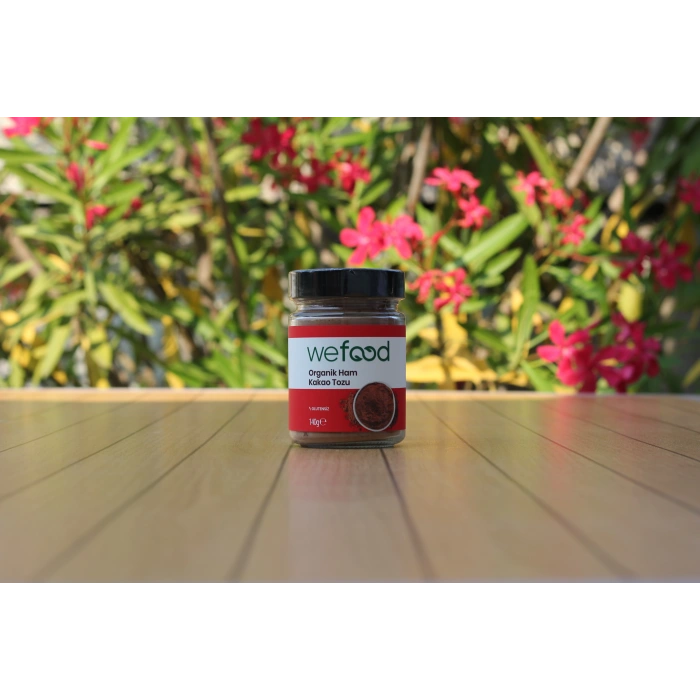 Wefood Organik Ham Kakao Tozu 140 gr | Saf, Besleyici ve Lezzetli