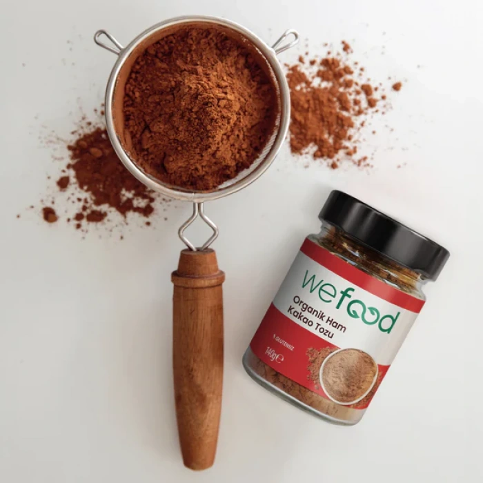 Wefood Organik Hindistan Cevizi Yağı (300 ml) ve Organik Ham Kakao Tozu (140 gr) 2li Set