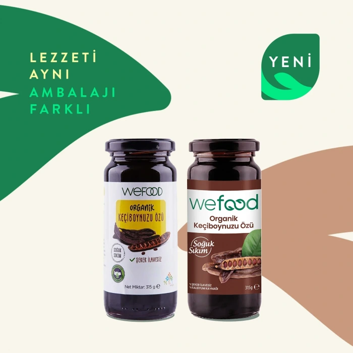 Wefood Organik Keçiboynuzu Özü Soğuk Sıkım (315 gr)