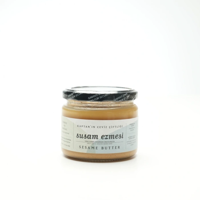 Yerli %100 Susam Ezmesi Glütensiz ve Vegan