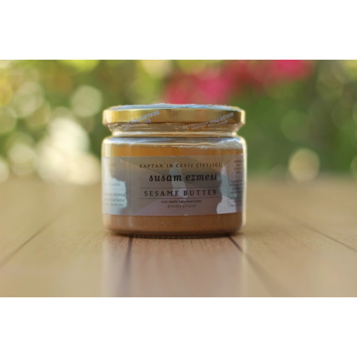 Yerli %100 Susam Ezmesi Glütensiz ve Vegan