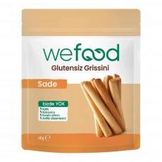 Wefood Glutensiz Sade Grissini (40 gr)