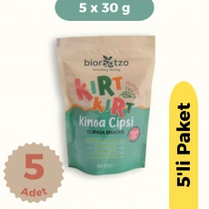 Biorootzo KIRT KIRT Kinoa Cips 5’li Set Glutensiz Vegan (30 gr)