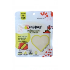 ChildGen Doğal Oyun Hamuru Beyaz Vakumlu Kartuş Paket (125 gr) Ecopack-Refill