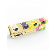 ChildGen Doğal Oyun Hamuru Unicorn Set (Pembe & Sarı & Mor & Beyaz)