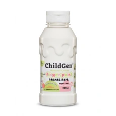 ChildGen Süper Yıkanabilir Parmak Boyası Beyaz (350 ml)