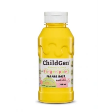 ChildGen Süper Yıkanabilir Parmak Boyası Sarı (350 ml)