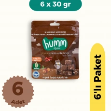 Humm Organik Glutensiz Vegan Kakaolu ve Fındıklı Kek 6lı Set