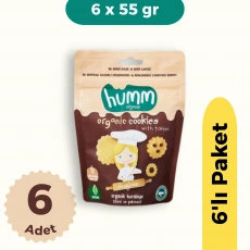 Humm Organik Vegan Tahinli ve Pekmezli Kurabiye 6lı Set