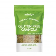 Naturiga Glutensiz Matcha & Cranberry Granola (250 gr)