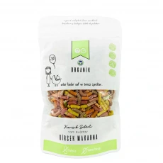 OG Natural Organik Karışık Sebzeli Tam Buğday Dirsek Makarna +8 Ay (200 gr)