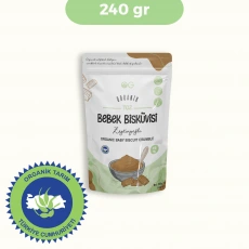 OG Natural Organik Toz Zeytinyağlı Bebek Bisküvisi +6 Ay (240 gr)
