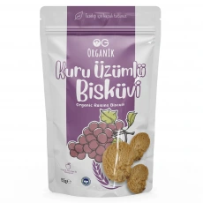 OG Natural Organik Üzümlü Bisküvi (65 gr)