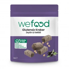 Wefood Glutensiz Zeytinli & Kekikli Kraker