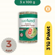 Wefood Karabuğday Patlağı (100 gr) 3lü Set