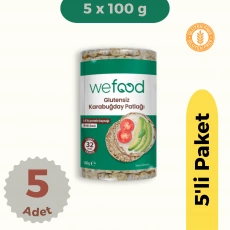 Wefood Karabuğday Patlağı (100 gr) 5li Set