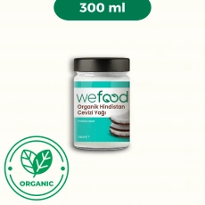 Wefood Organik Hindistan Cevizi Yağı Soğuk Sıkım (300 ml)