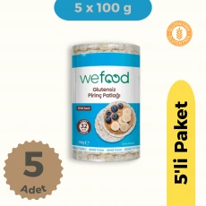 Wefood Pirinç Patlağı (100 gr) 5li Set
