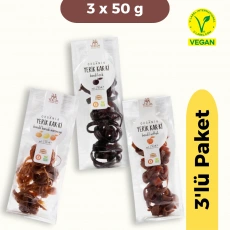 Yerlim Organik YERİK KAK-Kİ Basdil 3lü Set (Şeftali & Erik & Karışık Narenciye)