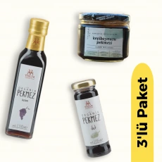 Organik Pekmez 3lü Set (Dut- Üzüm - Keçiboynuzu)