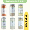 OG Natural Ek Gıda Başlangıç 6lı Set +8 Ay (İrmik & Tarhana & Tam Pirinç Unu & Tam Buğday Unu & Buğday Ruşeymi & Keçiboynuzlu Bebek Muhallebisi)