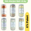 OG Natural Ek Gıda Başlangıç Süt Alerjen 6lı Set +8 Ay (İrmik & Yoğurtsuz Tarhana & Tam Pirinç Unu & Tam Buğday Unu & Buğday Ruşeymi & Keçiboynuzlu Bebek Muhallebisi)