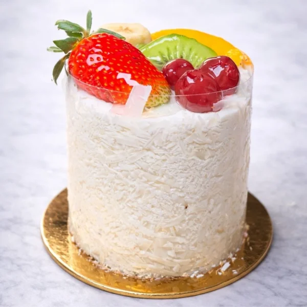 Beyaz Meyveli Adet Yaş Pasta