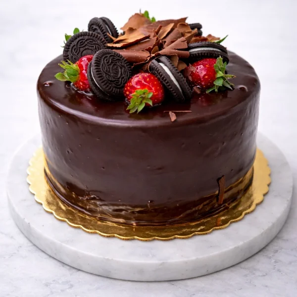 Oreolu Çilekli Yaş Pasta