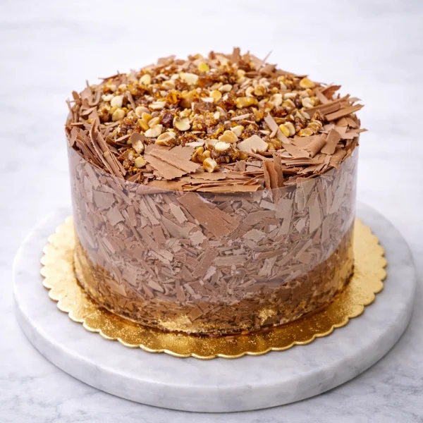 Krokanlı Yaş Pasta